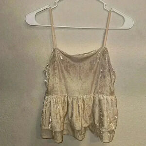 Cropped velvet American eagle, strapping, tank top bohemian